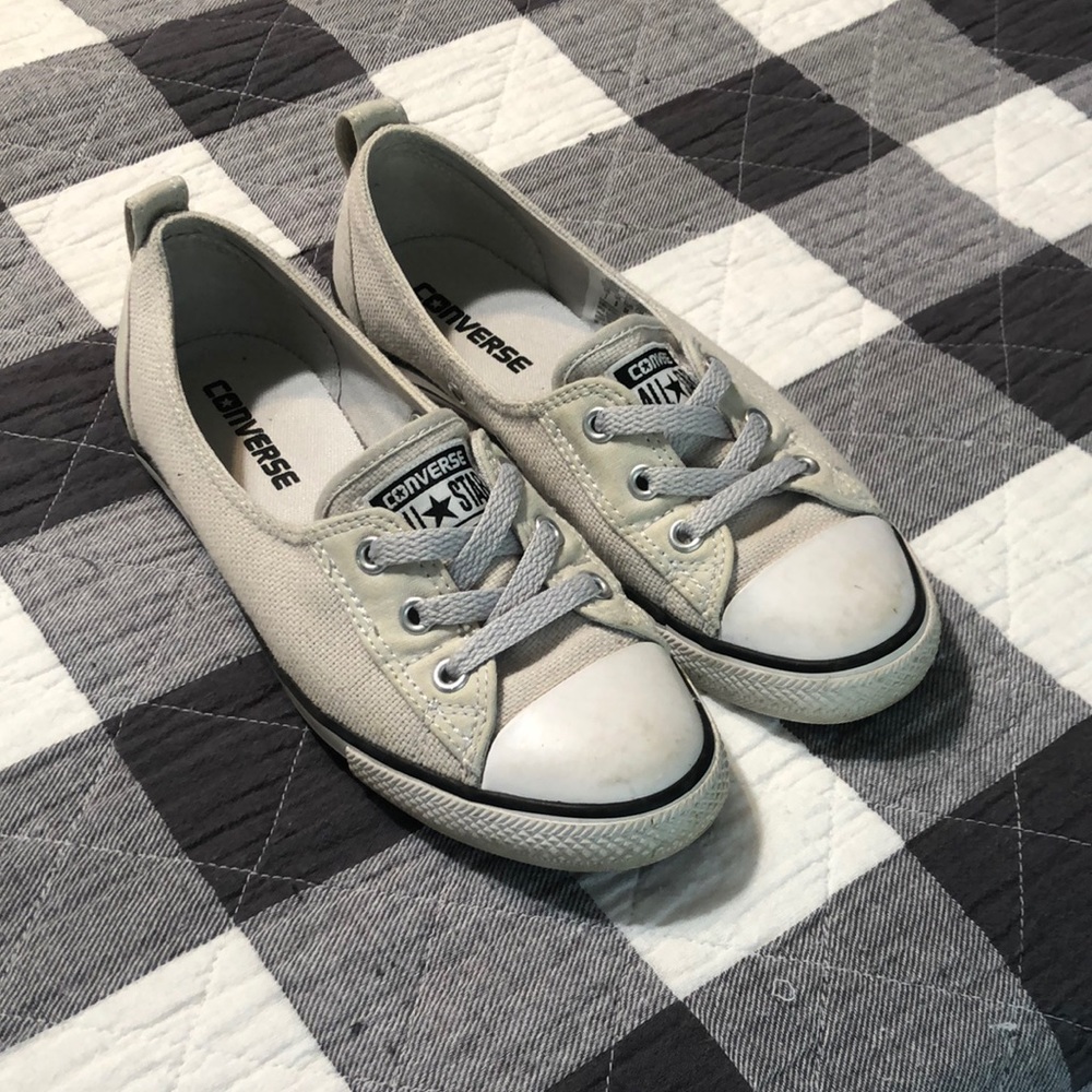 Women’s converse ballet lace slip on US7/UK5